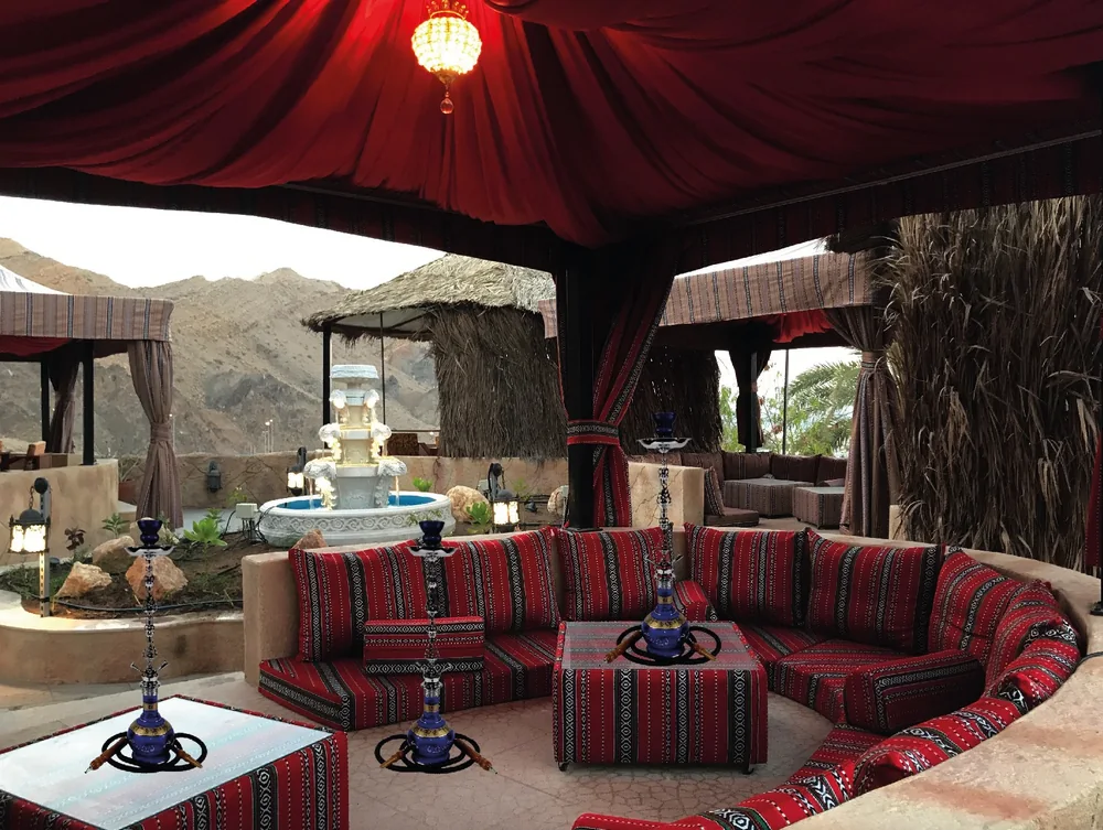 Interior of Bait Al Shams Turkish restaurant, designed by Creative Elements