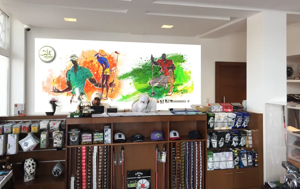 Ghala Golf Club clubhouse interior refreshed by Creative Elements
