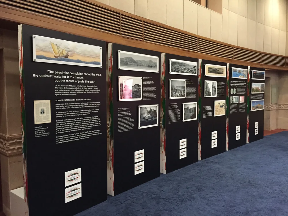 Exhibition on sixty years of India–Oman diplomatic ties, curated by Creative Elements